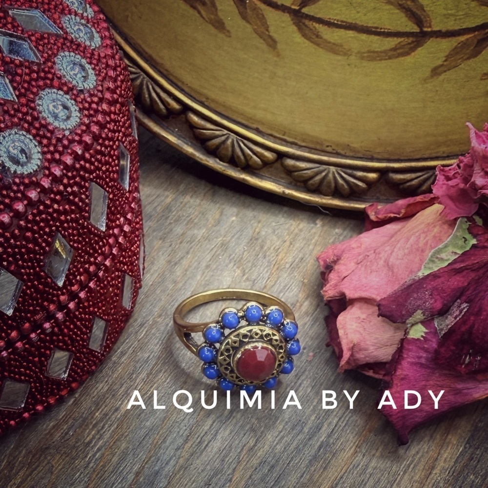 Alquimia Gold VINTAGE STYLE + VICTORIAN ring